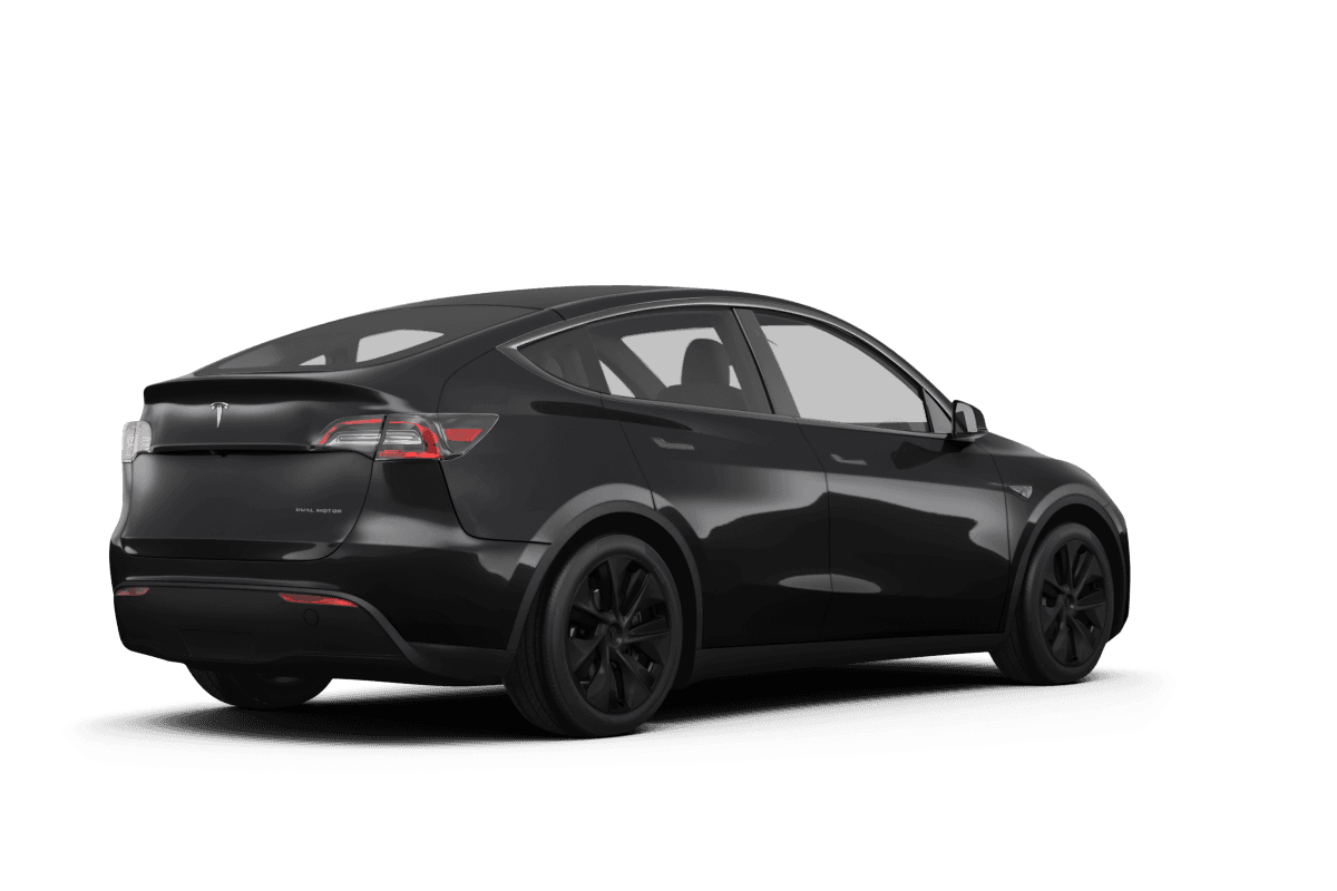 Tesla Model Y  - Back view Tesla Model Y  - Back view